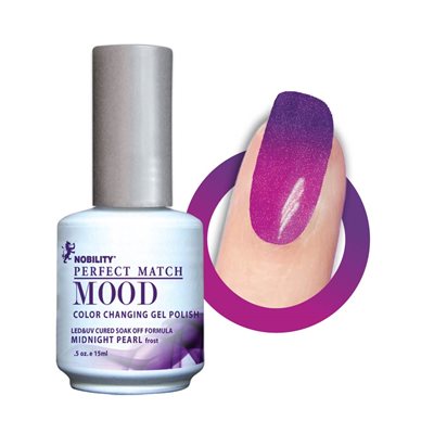 Le Chat Mood Color 07 Midnight Pearl (F) 15 ml Vernis Gel UV +