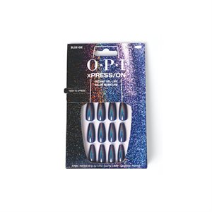OPI Xpress ON Artificial Nails Blue-Gie Long Coffin