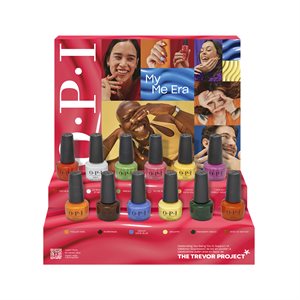 OPI NAIL LACQUER 12PC CHIPBOARD DISPLAY (MY ME ERA)