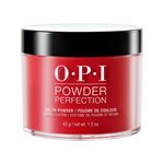 OPI Powder Perfection Big Apple Red 1.5 oz (Firefighter's Red) -