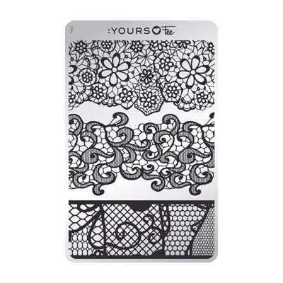 YOURS Loves Fee VINTAGE LACE Stamping Plate -