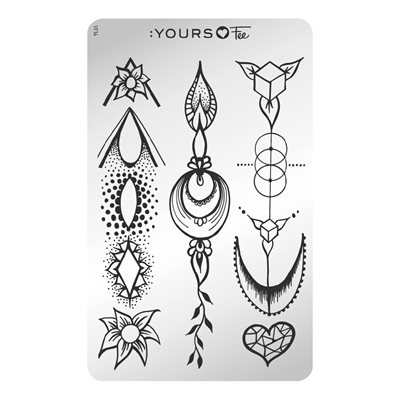 YOURS Loves Fee ARTFUL APERTURE Stamping Plate +