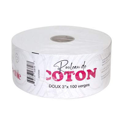 ADORABLE COTTON ROLL 100 YARDS 3.0 INCHES SOFT