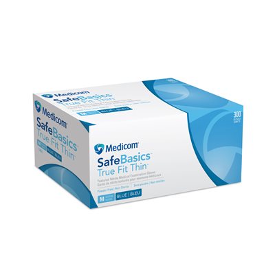 Gauntes Nitril Azul Medicom SafeBasics SP (300) Medianos