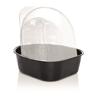 Belava Pedicure Tub With 20 Disposable Liners black