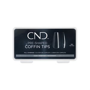 CND COFFIN TIPS NATURAL 360 UN