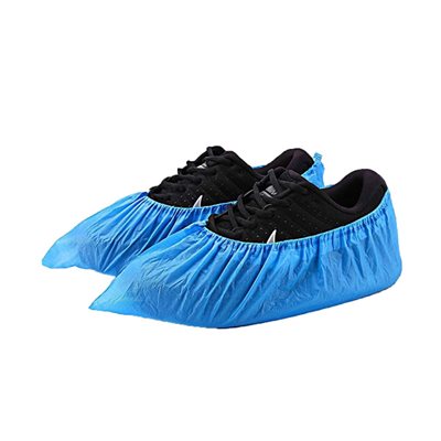 Couvre-Chaussure Bleu Plastifie (50 Paires)
