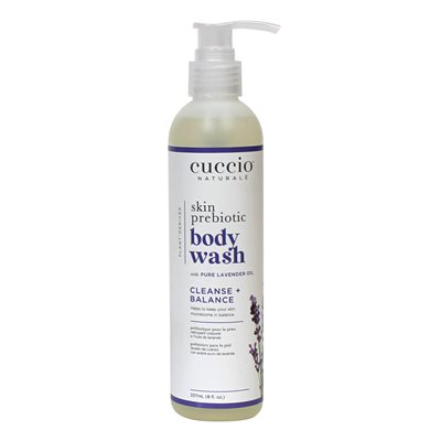 Cuccio Body Wash lavanda 8oz (With pump) Prebiotics