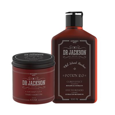 Dr Jackson Elixir Shampoo Boucles 200 ml & HAIRGUM TENUE FORTE 100 ml