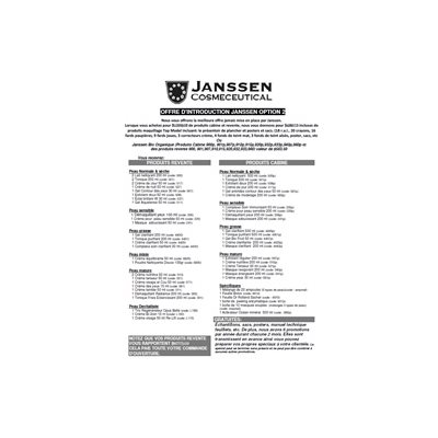Introduction Janssen Platine