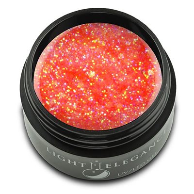Light Elegance Mango Crush UV / LED Glitter Gel 17 ml -