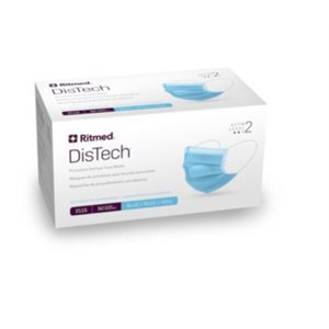 Medicom Ritmed DisTech Masque Medical Niveau 2 Bleu (50) ~
