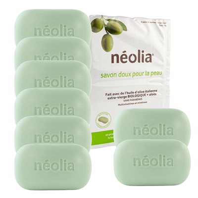 Neolia Savon hydra-prevention huile d'olive 8 x 130 gr