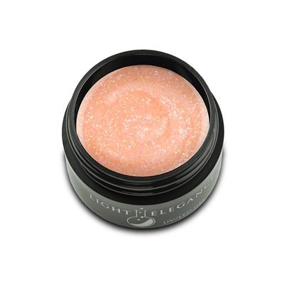 Light Elegance Peachy UV / LED Glitter Gel 17 ml -