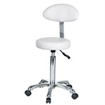 ROUND PNEUMATIC CHAIR WITH BACK SUPPORT